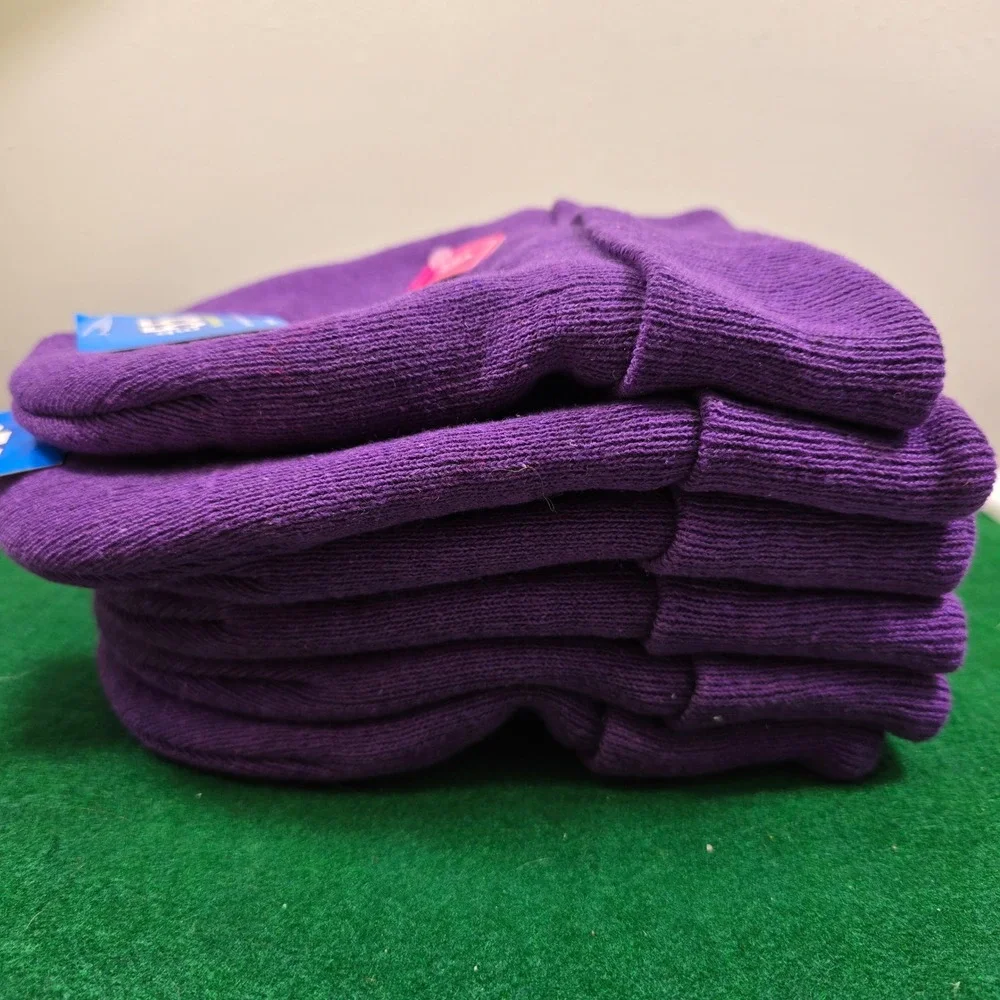 55 THERMALSPORT Fur Lined Cuff Hats Ladies Purple One Size NWT Qty‎ 6